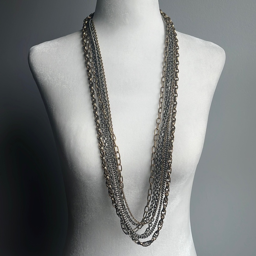 Ciner Ny Multi Chain Necklace